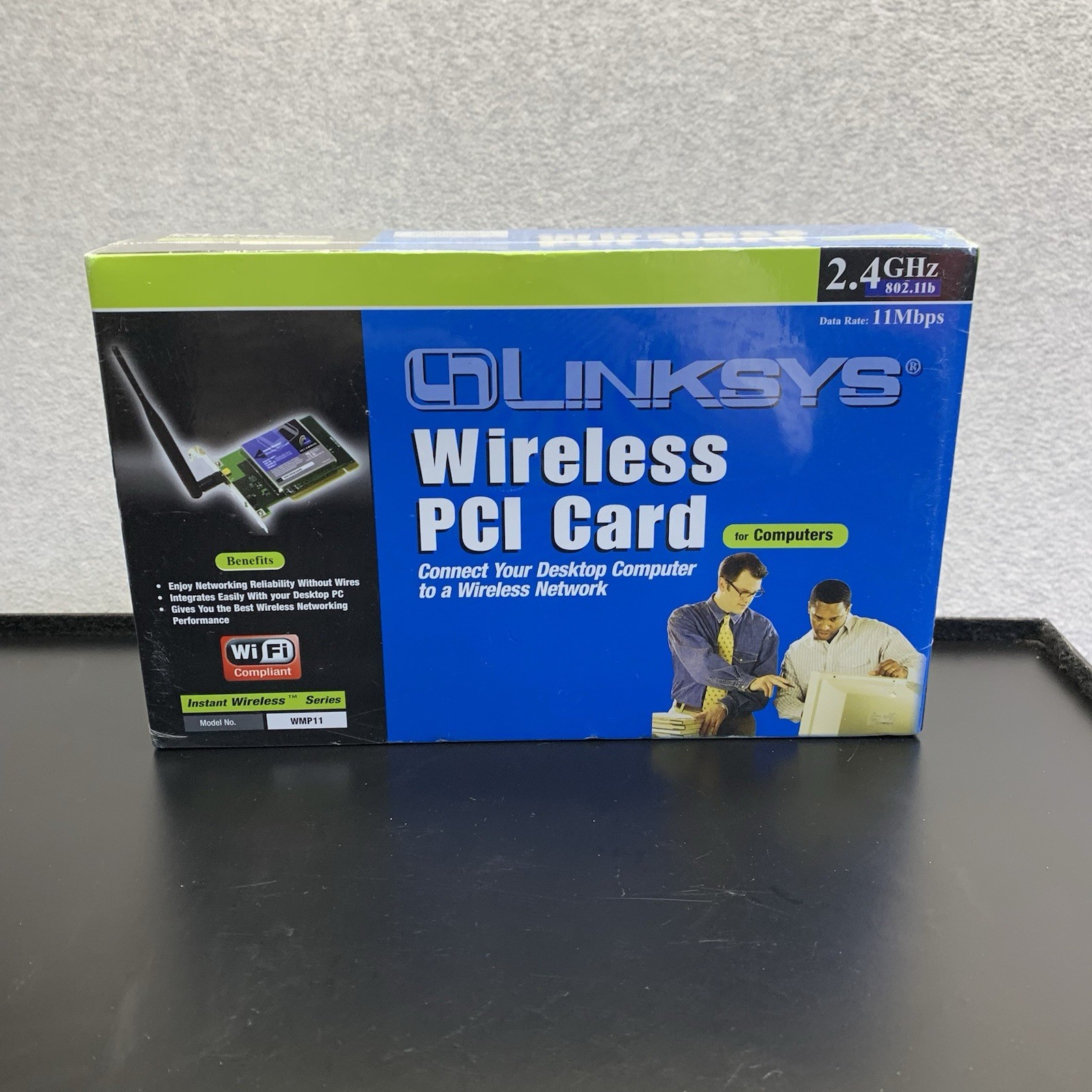 Cisco Linksys Wireless-B PCI Adapter # WMP11 2.4 GHz 802.11b 11Mbps 745883550357