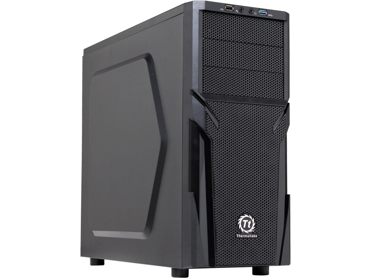 Thermaltake Versa H21 Mid Tower Computer Case with USB 3.0 and All-Black