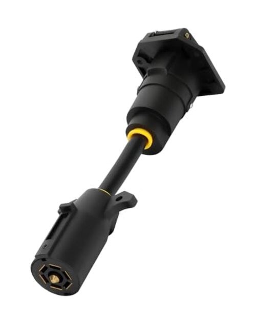 7-Way Adapter with Power Switch for RV Camera System Compatible with Furrion