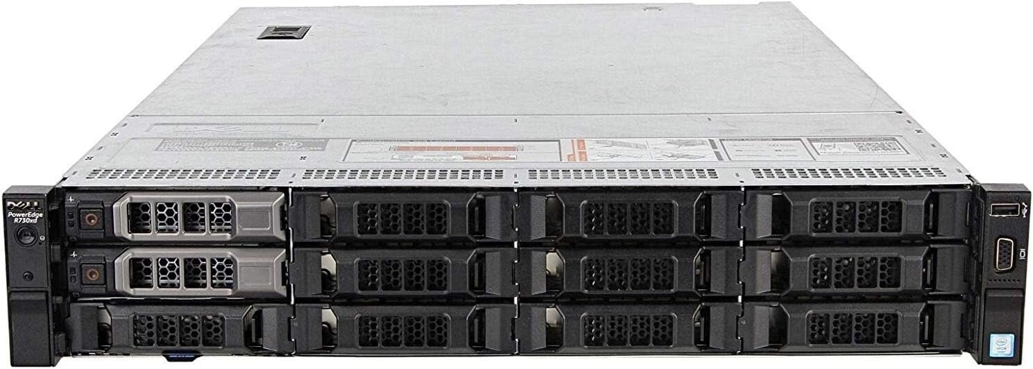 Dell R730XD 12LFF 2SFF 2x E5-2680 v3 2.5Ghz No Ram H730 2x 1100W PSU iDRAC ENT