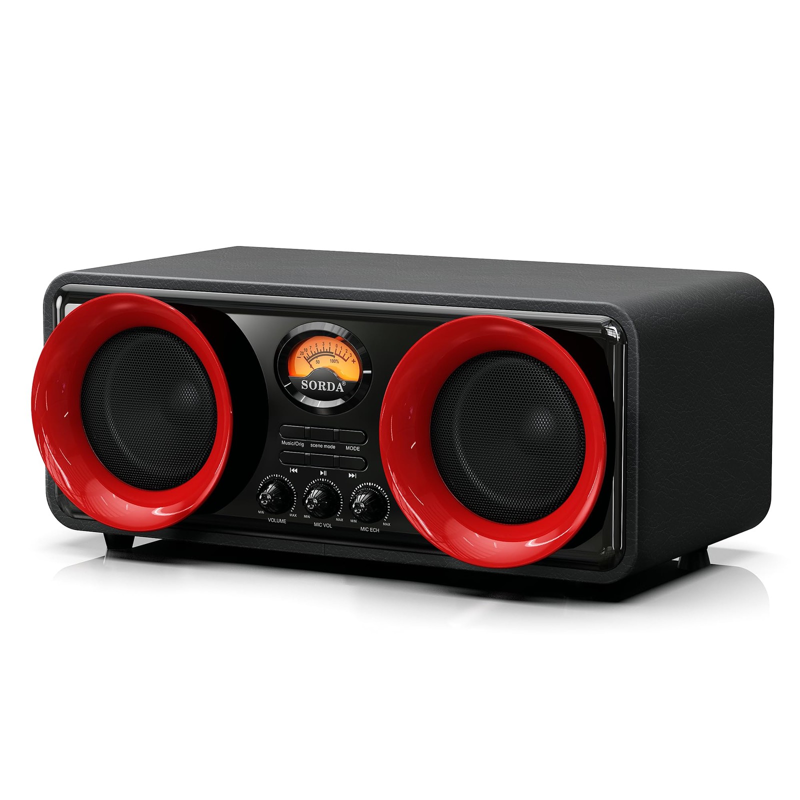 SORDA Bluetooth Speaker with Loud Stereo Sound, 100W Peak Power Wireless...