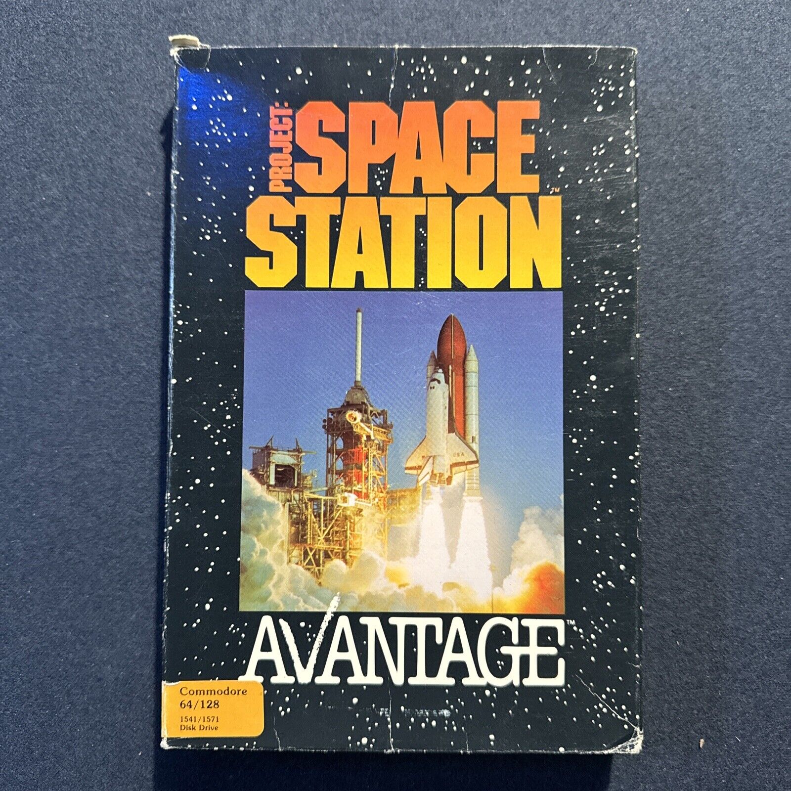 COMMODORE 64/128 -- PROJECT SPACE STATION (AVANTAGE - DISK - U.S. VERSION)
