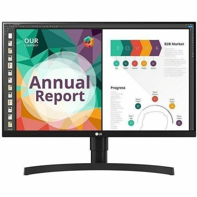 LG 27BN85UN-B 27" Class LCD Monitor - 16:9 - Textured Black