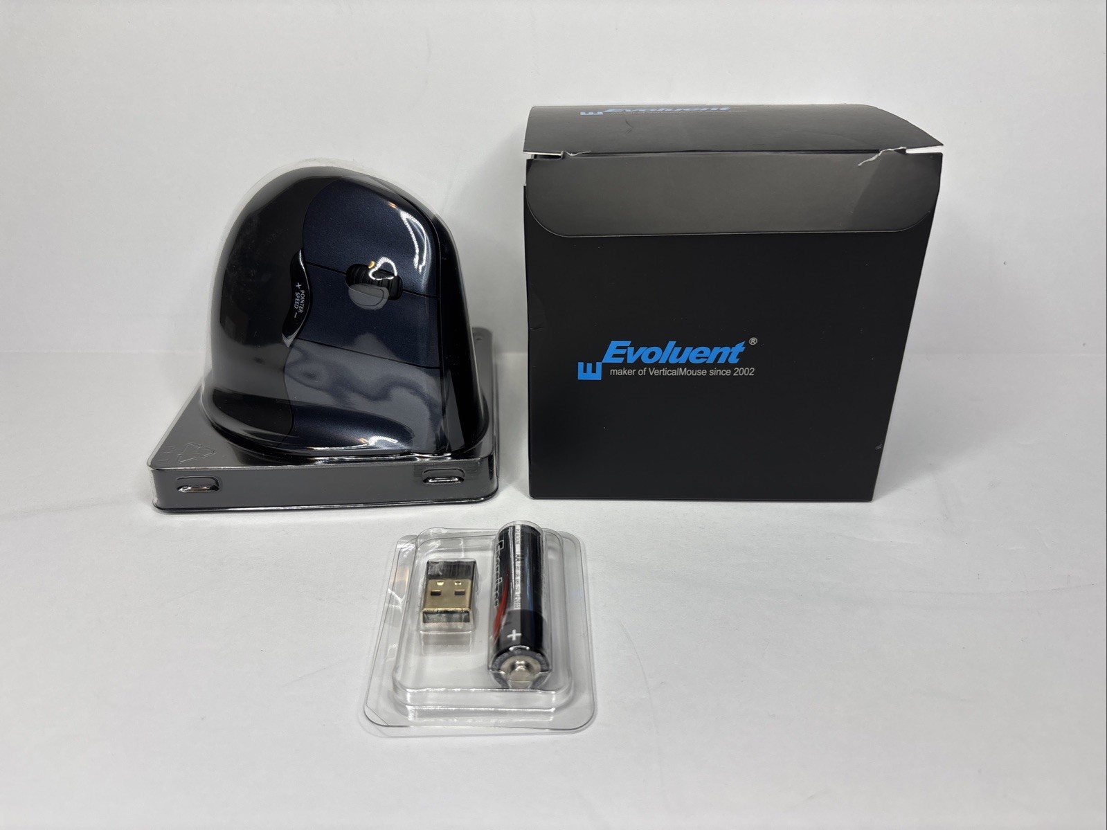 Open Box Evoluent VerticalMouse 4 Wireless Right Regular VM4RW New Unused