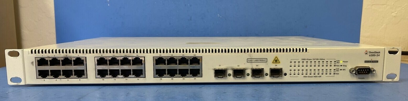 Alcatel-Lucent Alcatel OmniStack (OS6300-24) 24-Ports External Switch Managed