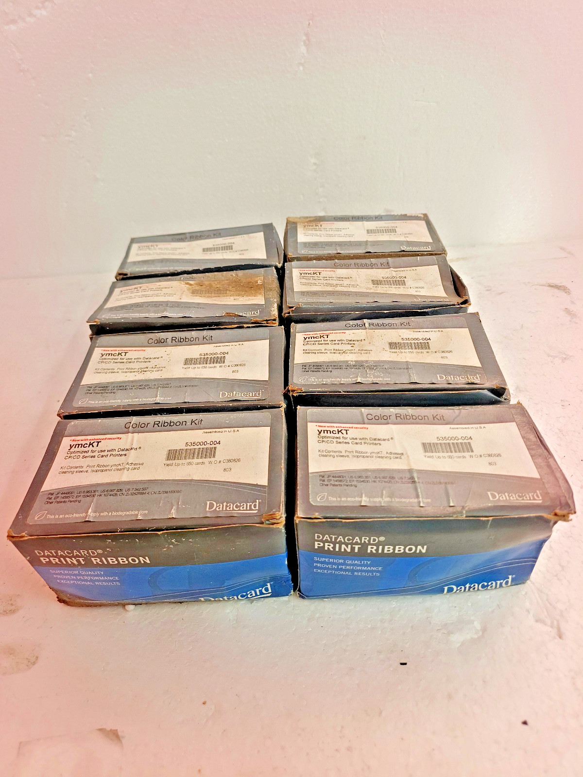 Datacard 535000-004 Color Ribbon Kit ymcKT for CD Series Card Printers 8Pics lot