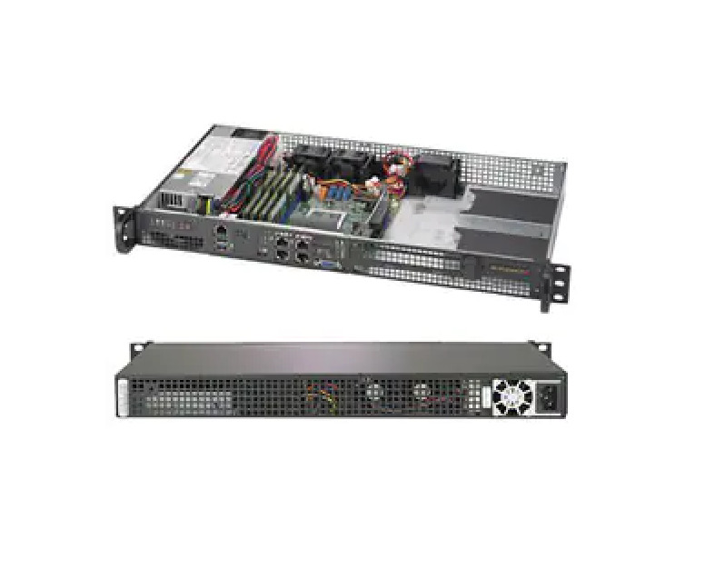 SuperMicro AS-5019D-FTN4 1U server - AMD EPYC 3000 SoC, M11SDV-8C-LN4F, 505-203B