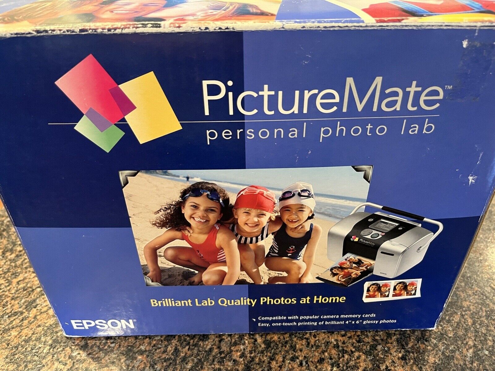 Epson PictureMate Personal Photo Lab Printer With Original Box Snap Print Enjoy