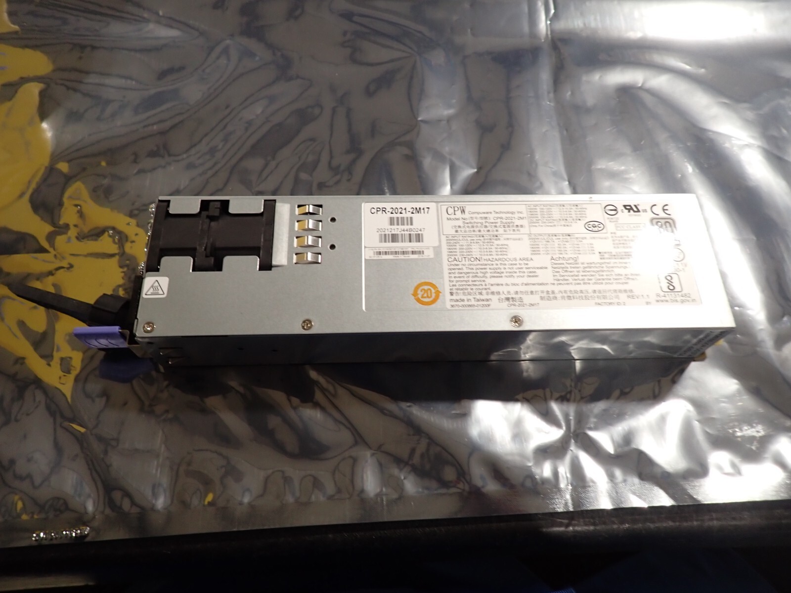 IBM 02YC415 01YM292 2000 W V7000 High Efficiency PSU Server Power Supply