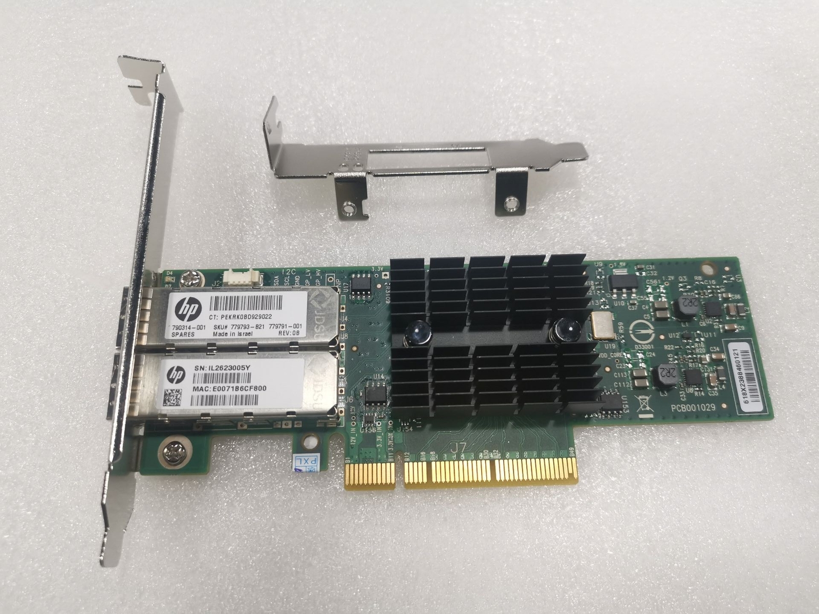 HP MCX312B-XCCT 546SFP Mellanox ConnectX-3 Pro Dual Port 10Gb SFP Network Card