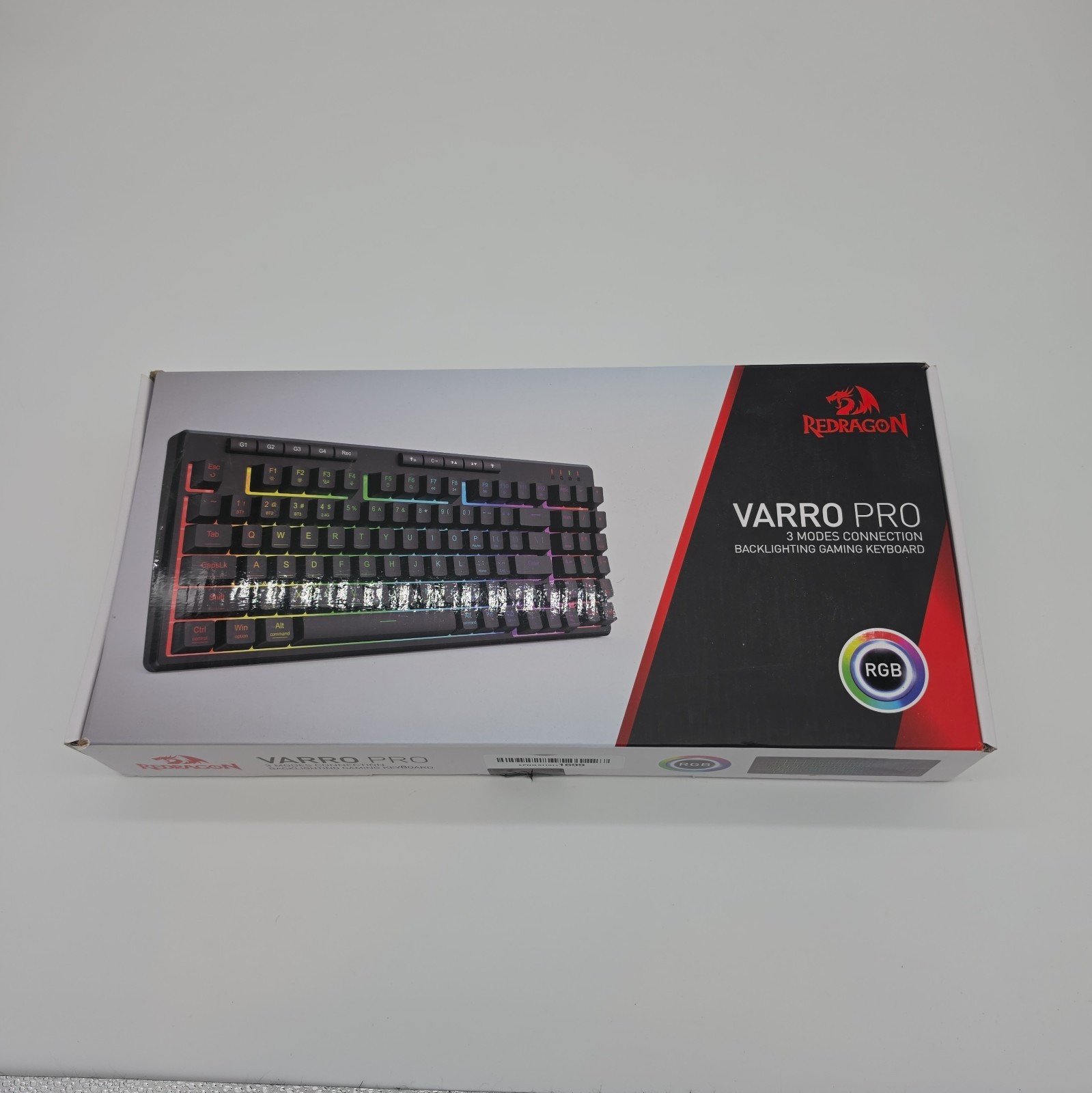 Redragon VARRO PRO 3 Modes Connection Backlighting Gaming Keyboard K517-Pro
