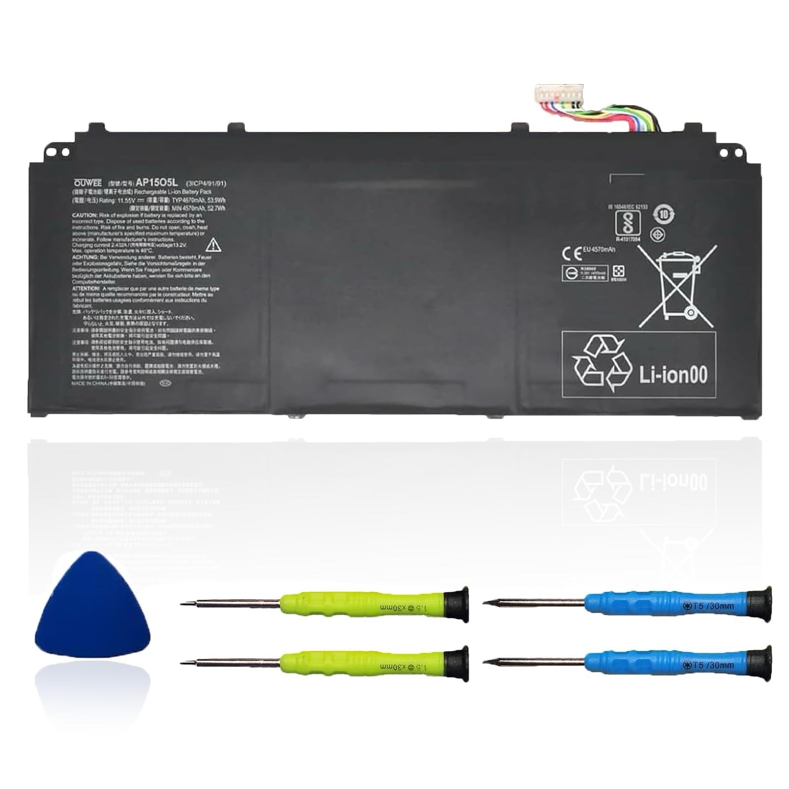 OUWEE AP15O5L Laptop Battery for Acer Spin 5 Swift 1 5 Predator Triton 700 Chrom
