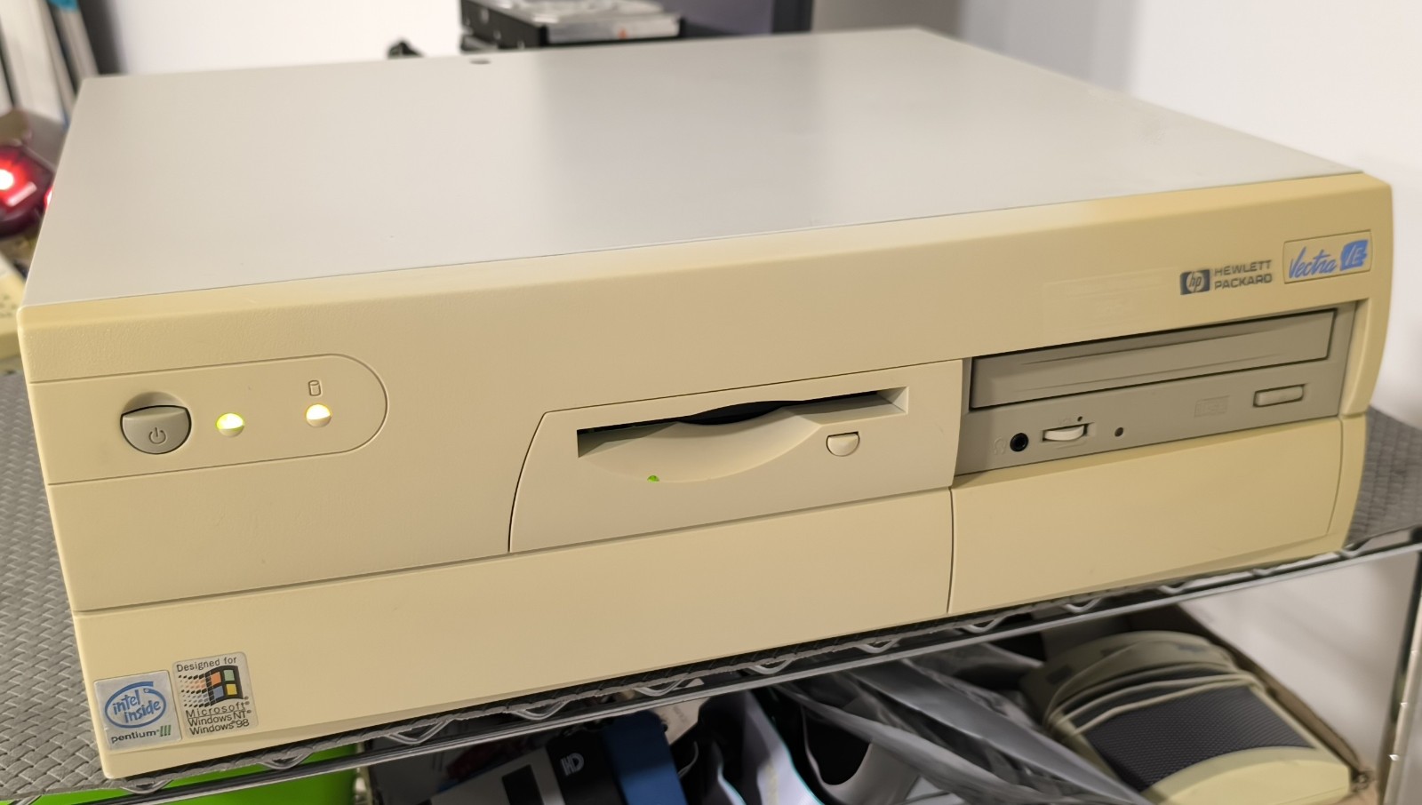 ✅Vintage HP Vectra Vei8 PC (PIII - G200 - Cirrus Logic)