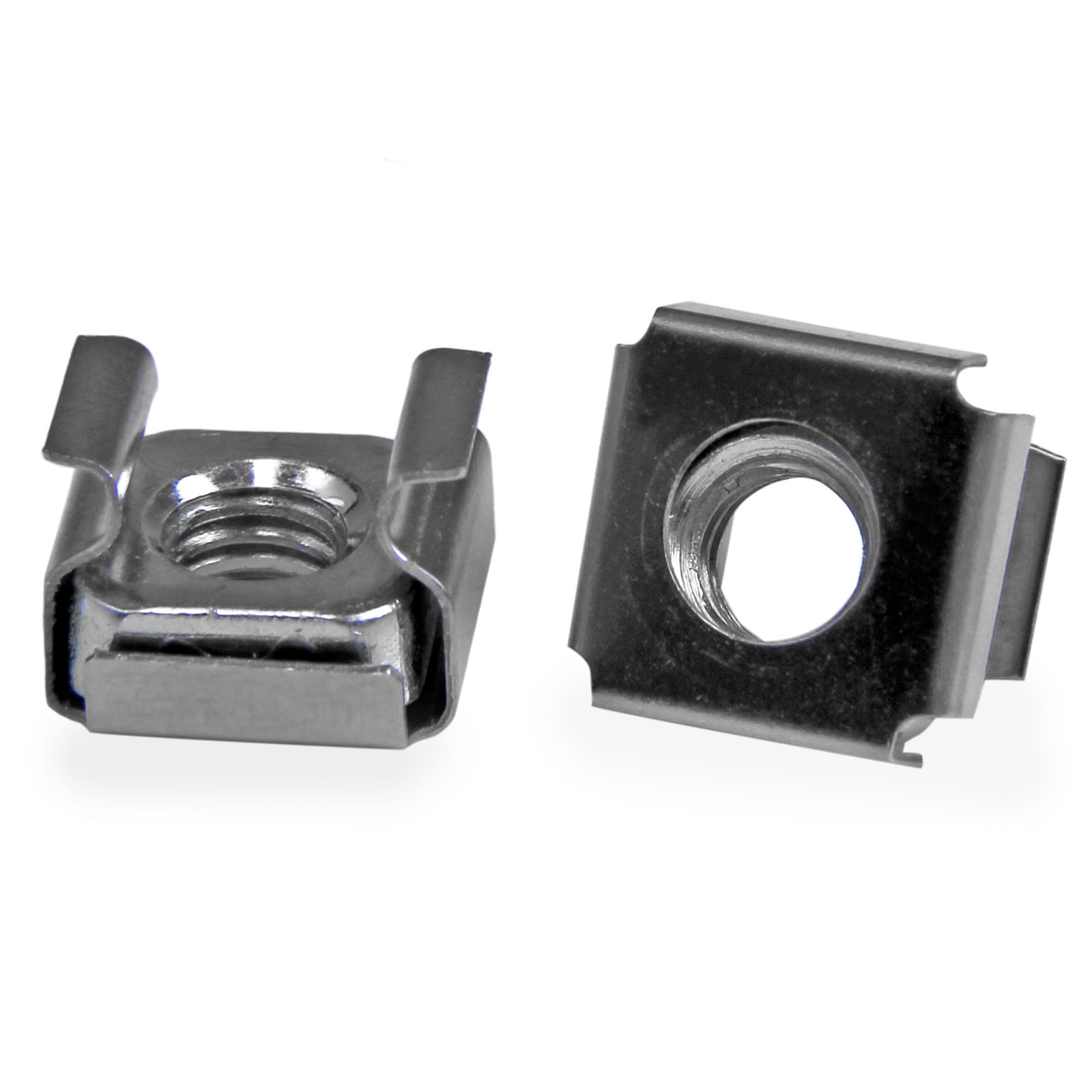 StarTech 100-Pack M6 Cage Nuts and Installation Tool for 19" 100-pack, Silver 
