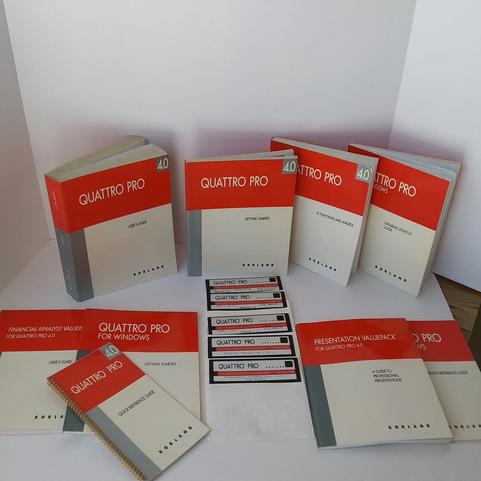 Quattro Pro For Wiindows Getting Started Borland Quick Ref Database DesktopGuide