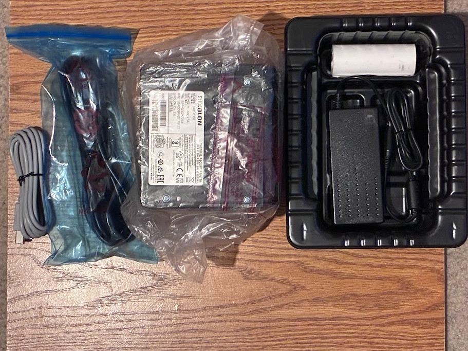BIXOLON, Q302, RECIEPT PRINTER, USB, ETHERNET, BLACK, with POWER SUPPLY