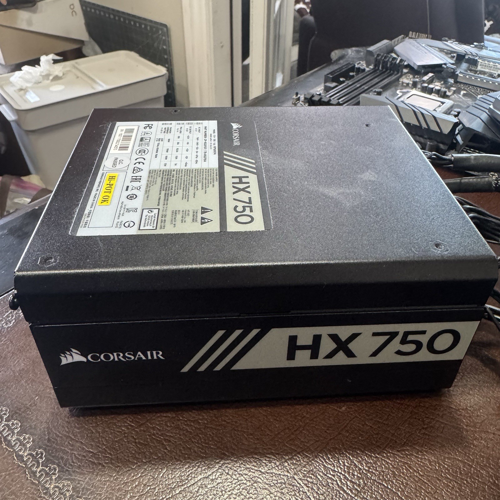 Corsair HX750 750W 80 Plus Platinum Fully Modular PSU w/ Cables & Box