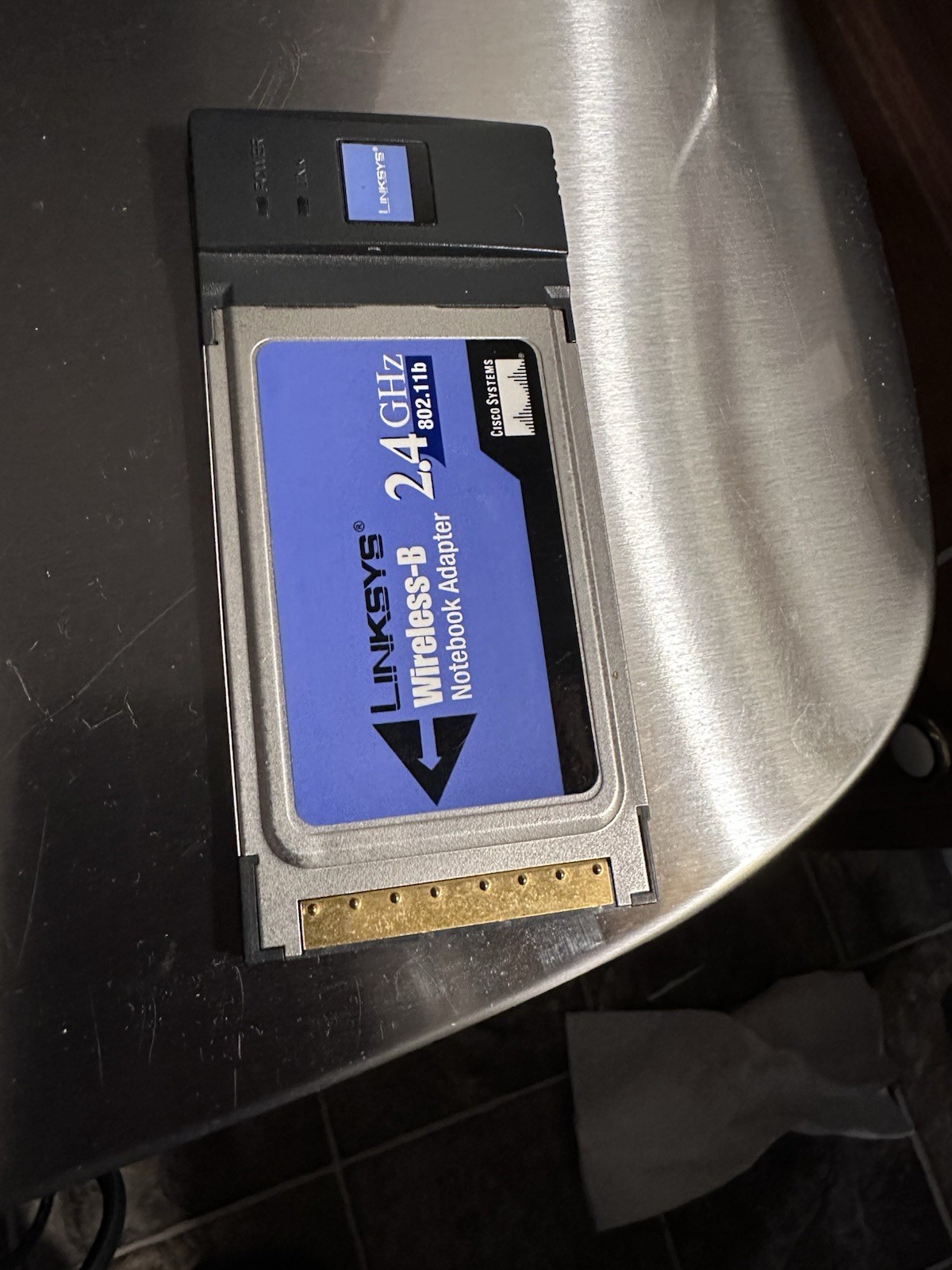 Two Linksys Wireless-B (802.11b, 2.4 GHz) network adaptor for older computer