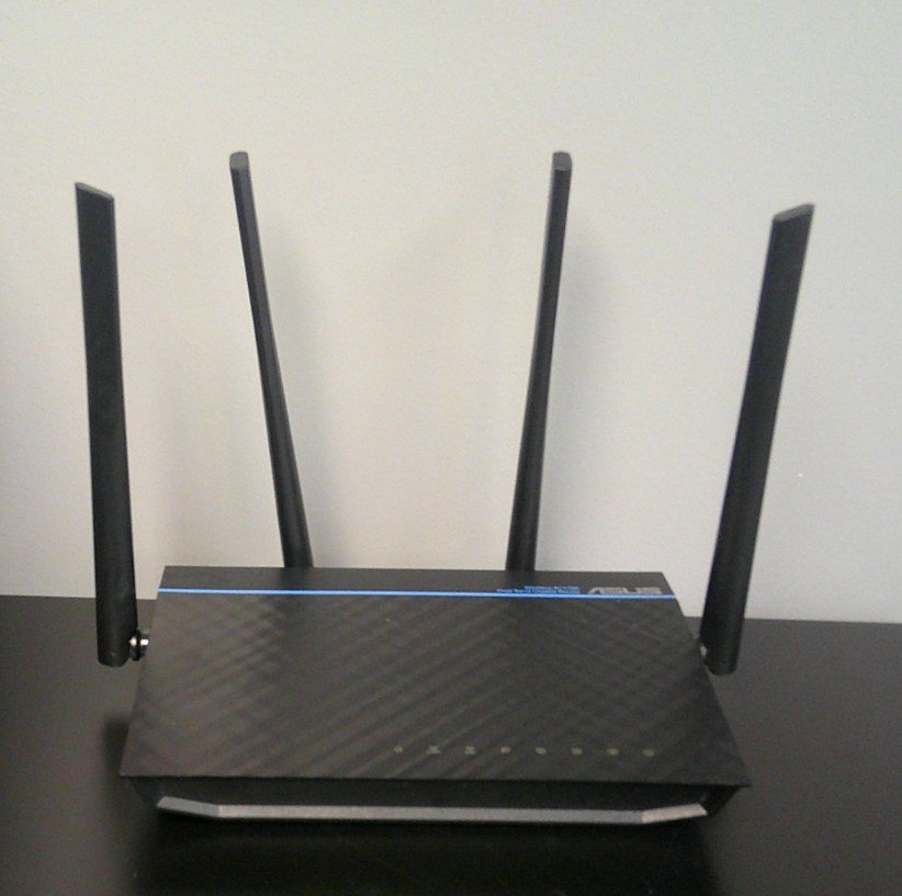 FCC Compliant ASUS RT-ARCH17 WiFi Internet Router, No Power Cord, Used, Black