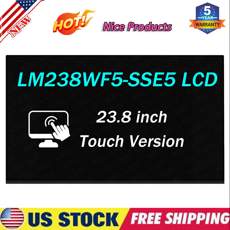 23.8" LM238WF5-SSE5 for HP AIO 24-D 24-dp0317 LCD Touch Screen Display Panel FHD