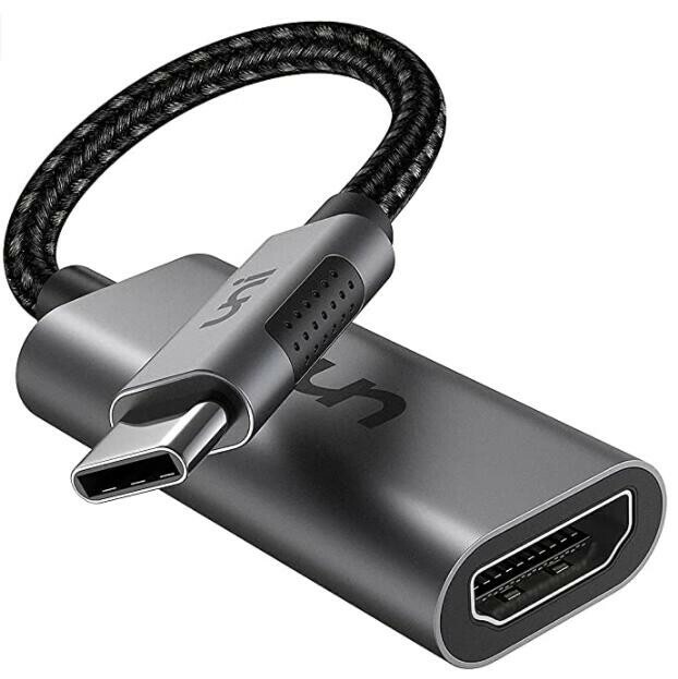 USB C to HDMI Adapter 4K@60Hz, uni Thunderbolt 3 to HDMI Adapter, HDMI