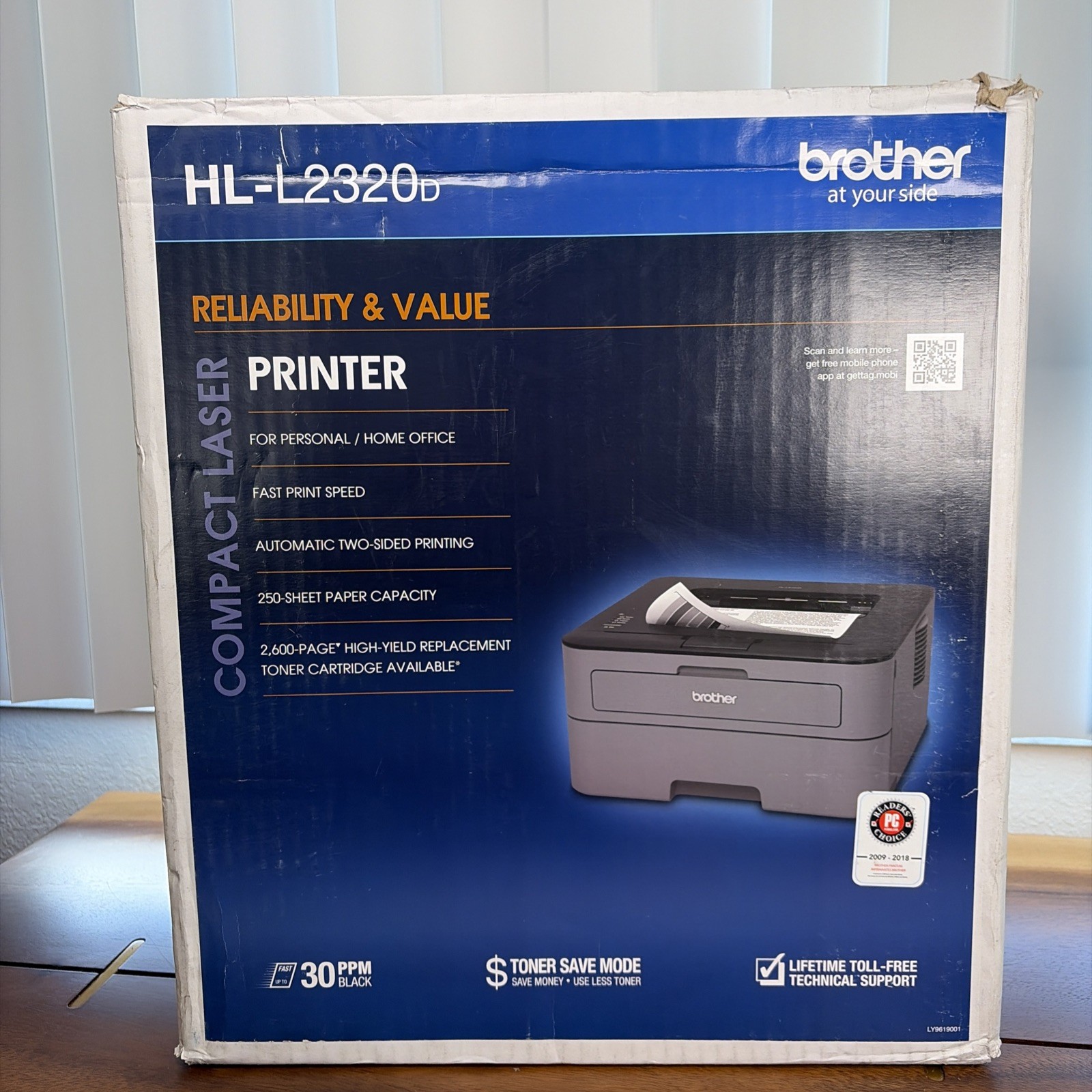 NEW Sealed Brother HL-L2320D Mono Laser Printer