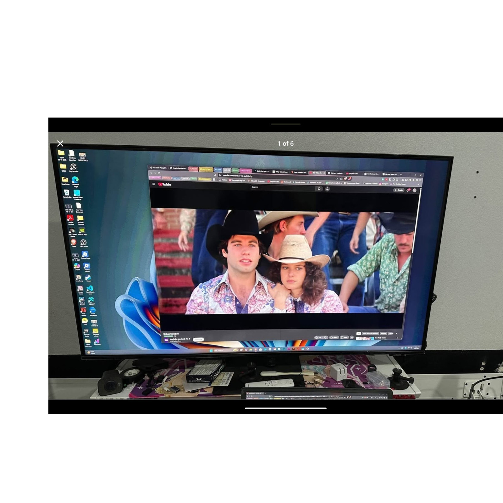 Samsung 43" M70B 4K UHD LCD Smart Monitor M7 Black 3840x2160 60Hz Smart TV