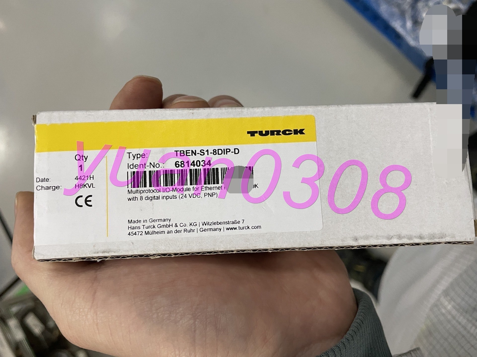 1PC NEW TURCK TBEN-S1-8DIP-D Logic controller module Via DHL or FedEX
