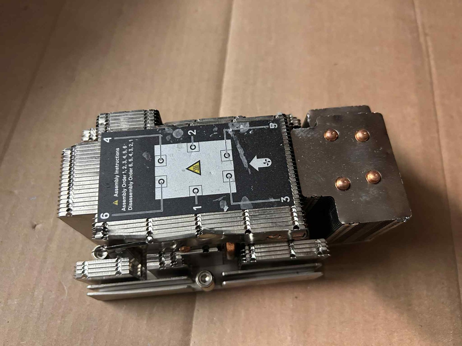 OEM Dell PowerEdge R7625 High Perfermance Heatsink AMD 1U 2U 03V23D 3V23D C