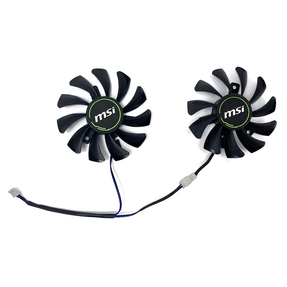 Cooling Fan GPU FAN 75MM HA8010H12F-Z RADIATOR FAN REPLACES the GTX1650 MSI GEFO