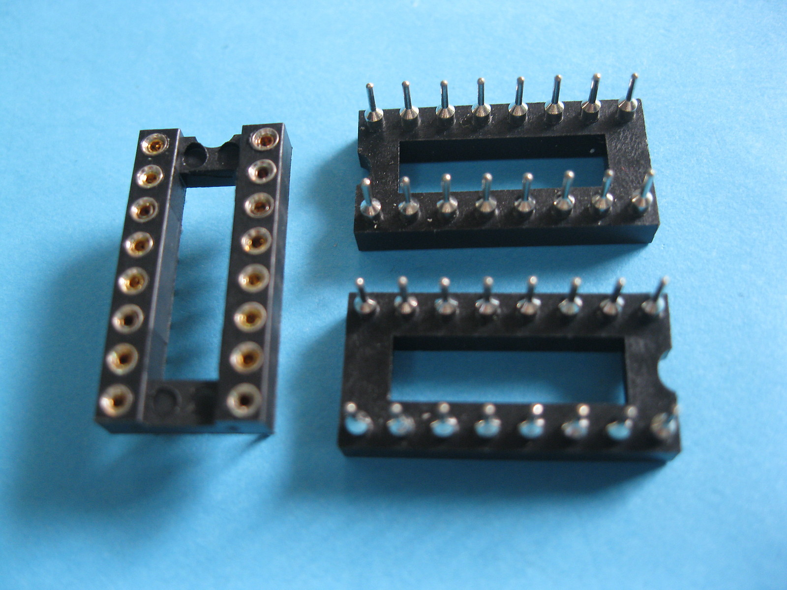 300 x IC Socket Adapter Round 16 Pin Headers & (IC)Sockets Pitch 2.54mm X=7.62mm