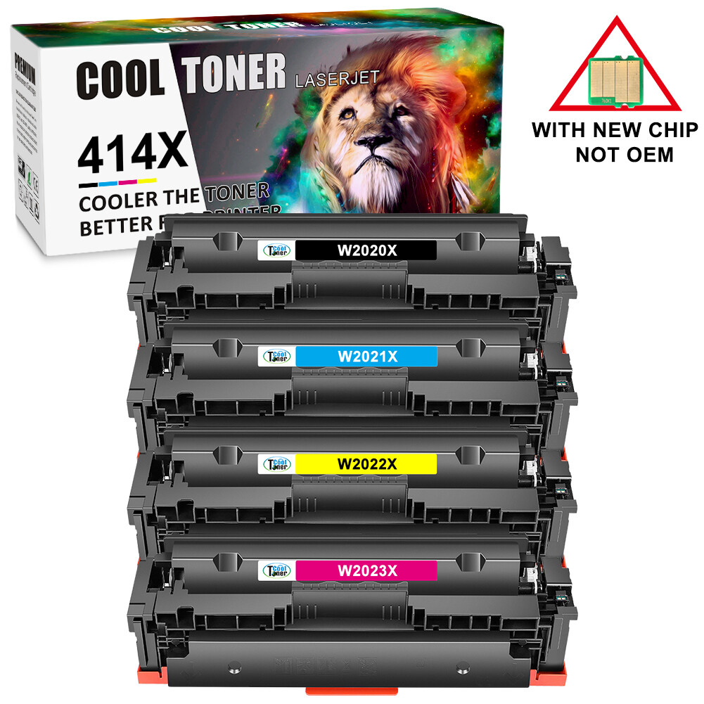 WITH CHIP W2020A W2020X Toner for HP 414A 414X Laserjet M454 M479fdw M479fdw Lot