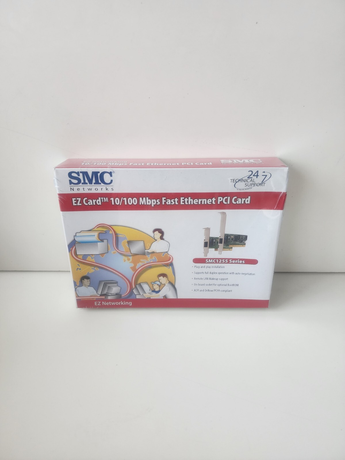 SMC EZ Card 10/100 Mbps Fast Ethernet PCI Cards SMC1244TX 