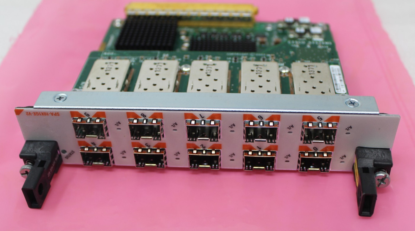 Cisco SPA-10X1GE-V2 Optical interface module Used for ASR1001 ASR1002 Router
