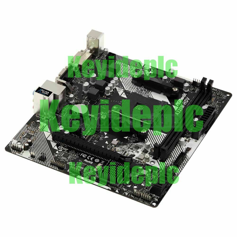 NEW ASRock A320M-HDV R4.0 AM4 AMD Promontory A320 Micro ATX mATX (1Pcs)