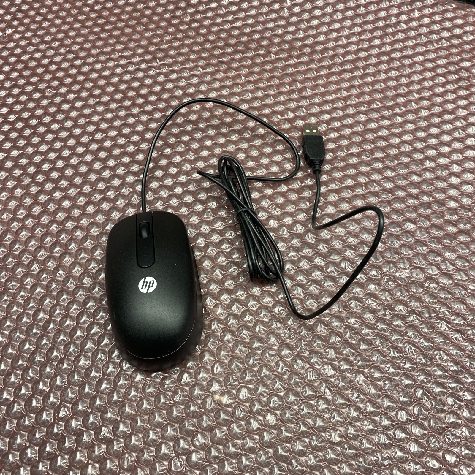 New HP  Black USB Mouse Optical Sensor 2-Button -672652-001