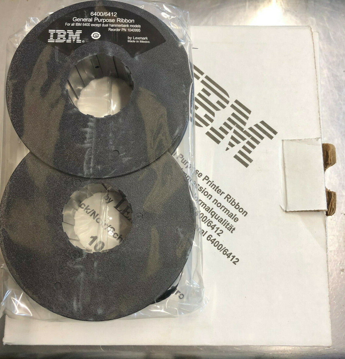 Lexmark IBM Black 6400/6412 General Purpose Printer Ribbon - #1040995 - New