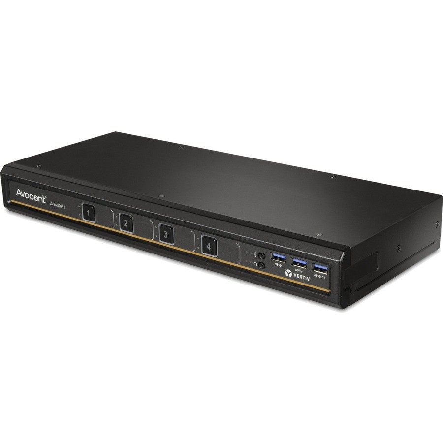Vertiv Avocent SwitchView Desktop KVM | 4 Port | Single Head | Universal