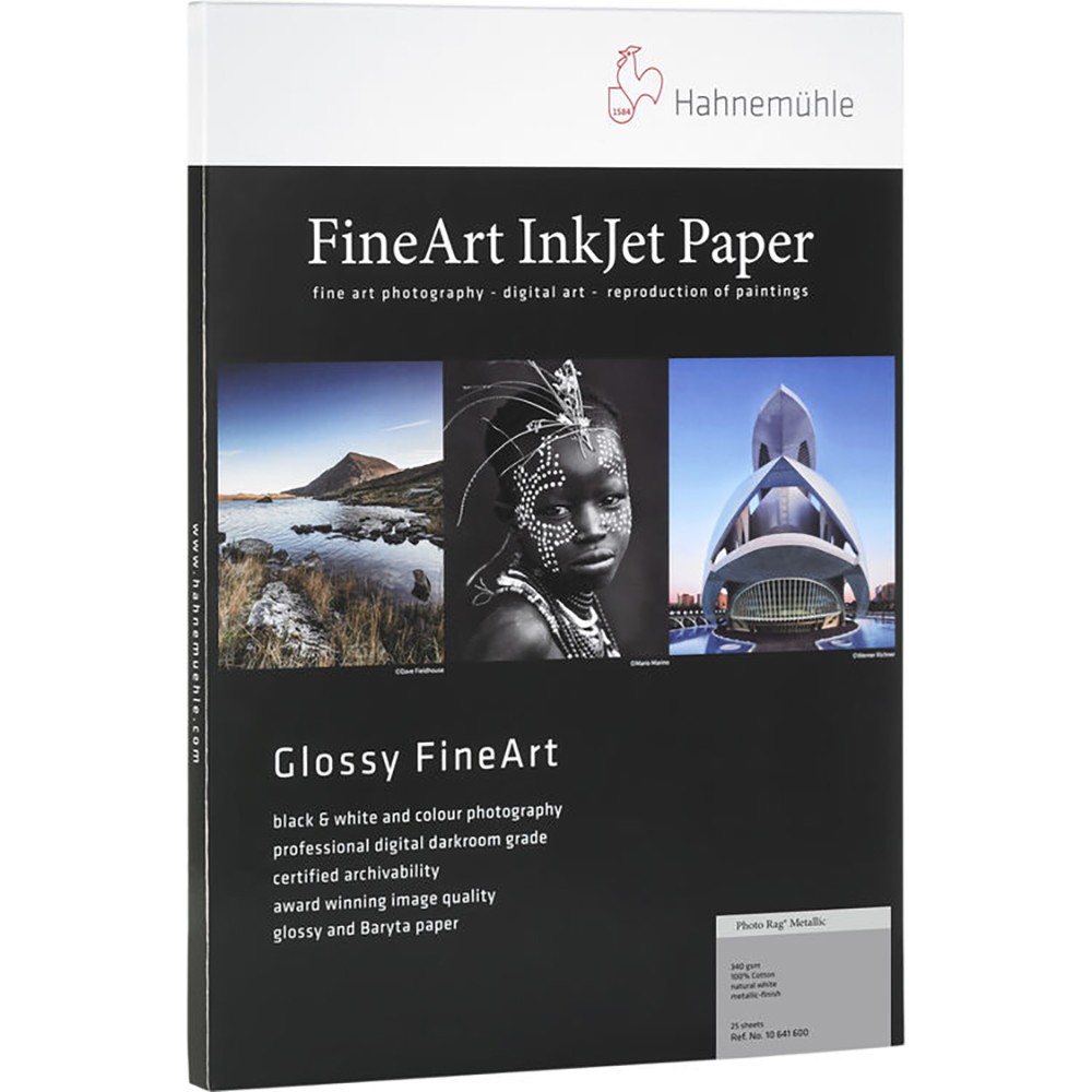 Hahnemuhle Photo Rag Metallic Paper (8.5x11", 25 Sheets)
