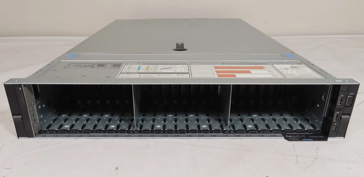 Dell PowerEdge R740xd 24SFF 2x Gold 6234 3.30GHz | 128GB | H730p | 2x 1100