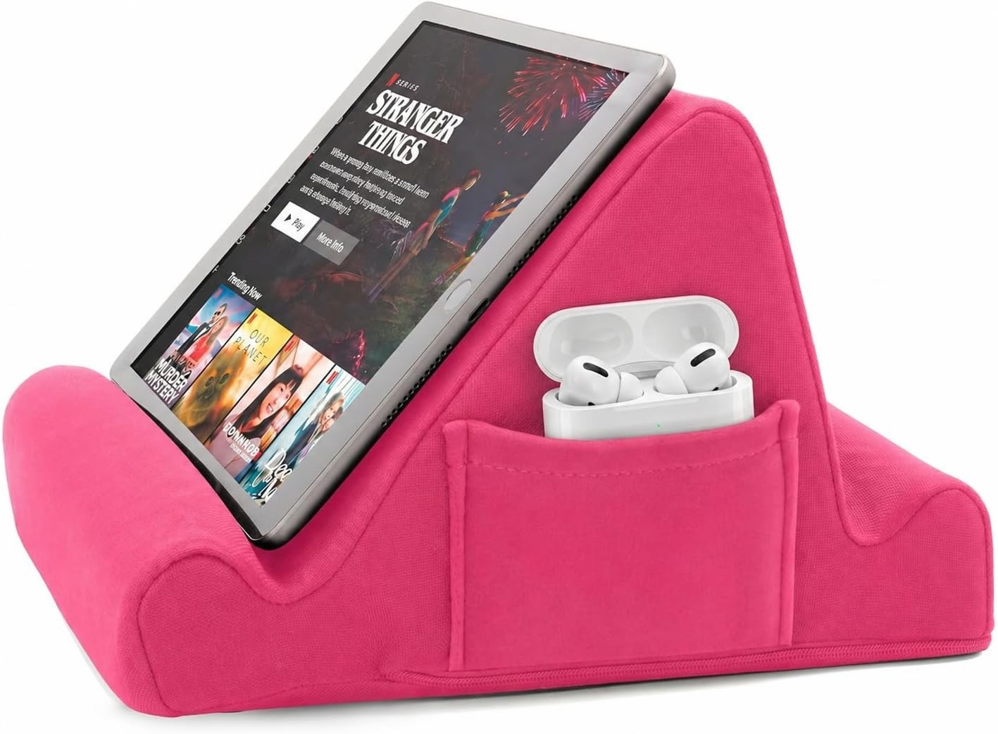 Tablet Lap Cushion - Tablet/Phone/Ebook Holder for Bed, Flights, and Travel, Mem