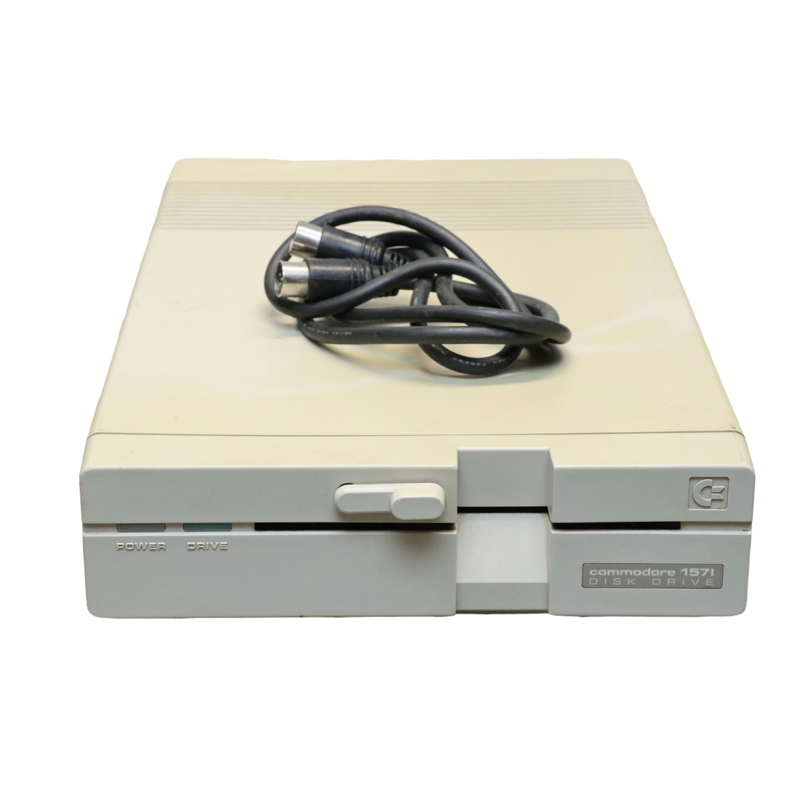 Vintage Commodore 1571 Floppy Disk Drive UNTESTED AS IS - Powers On