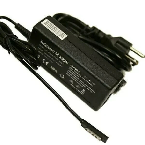 For Microsoft Surface Pro 1 Pro 2 Model 1514 1601 Charger AC Power Adapter Cable