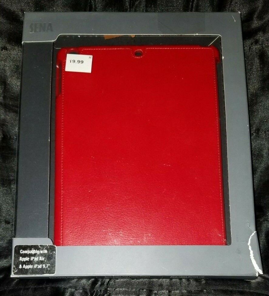 Sena Apple iPad Air & iPad 9.7” Protective Case Lugano Leather Cover Snap-On