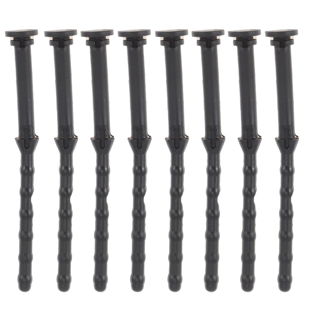 8Pcs Black Silicone Vibration Reducing Fan Mounting Screws for Computer Case