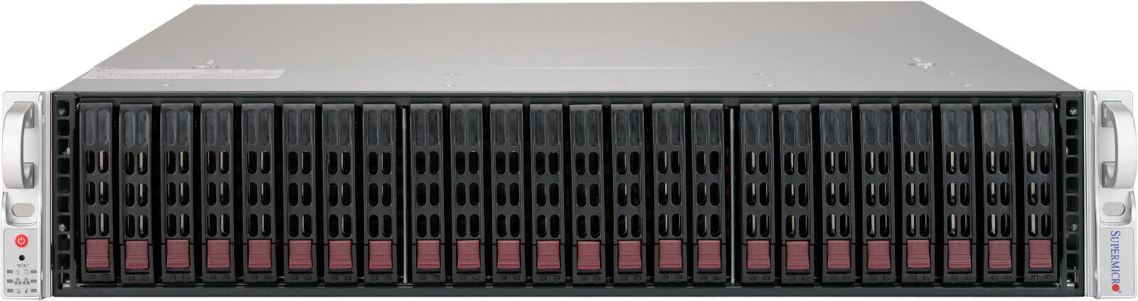 2U 24 Bay SFF IPASS Server X9DRI-LN4F+ 2x Xeon E5-2667 V2 32GB 24x Caddy Rails