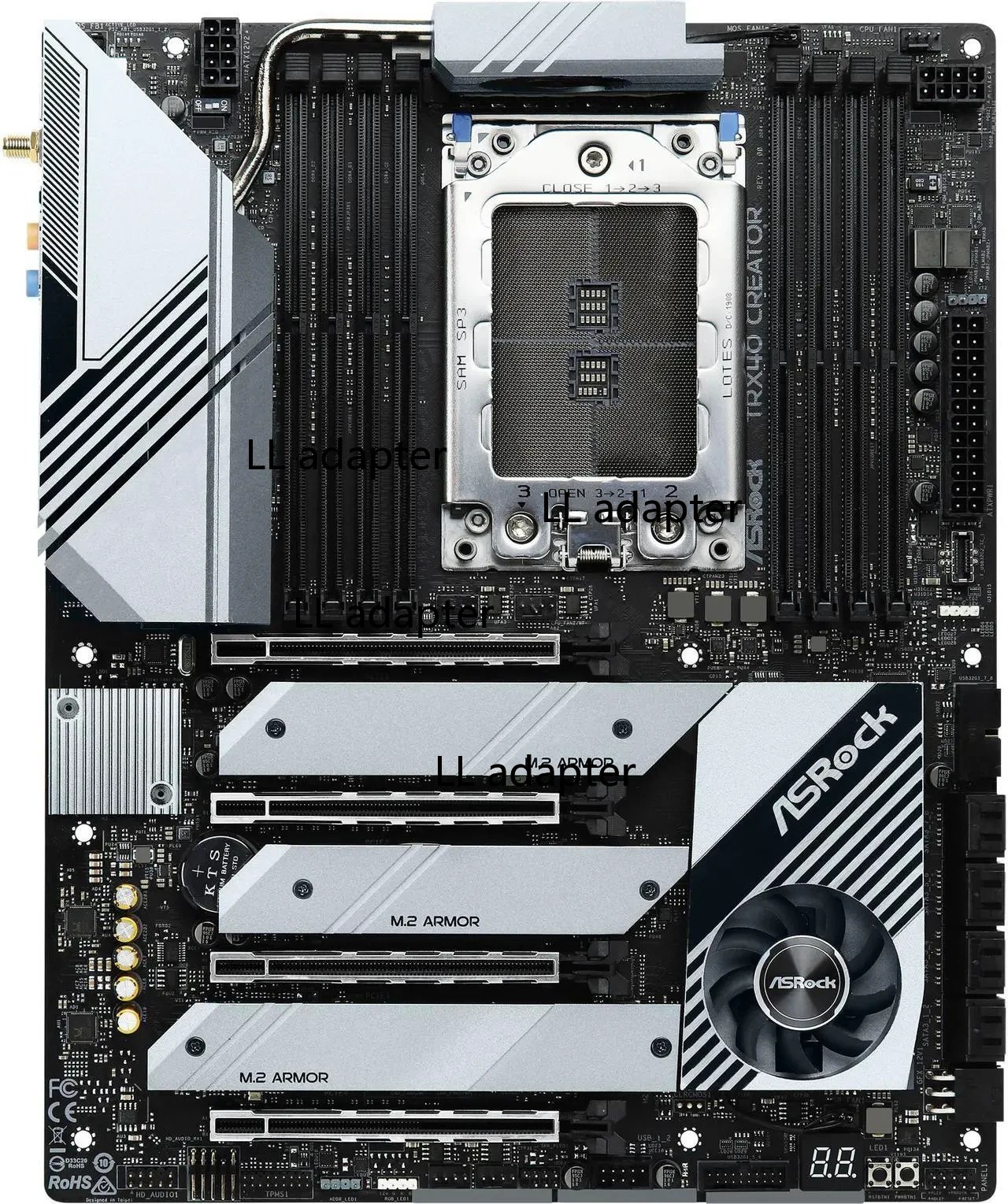 ASRock TRX40 CREATOR sTRX4 AMD TRX40 ATX AMD Motherboard