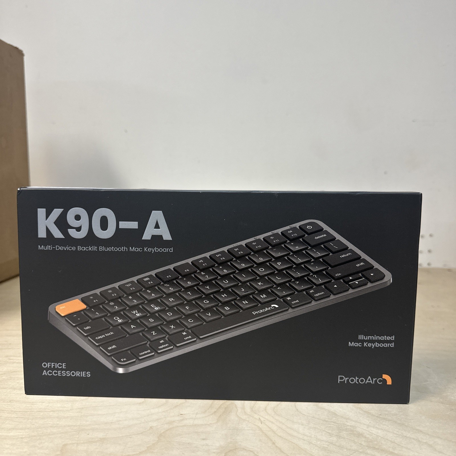 ProtoArc K90-A Backlit Compact Wireless Keyboard for Mac