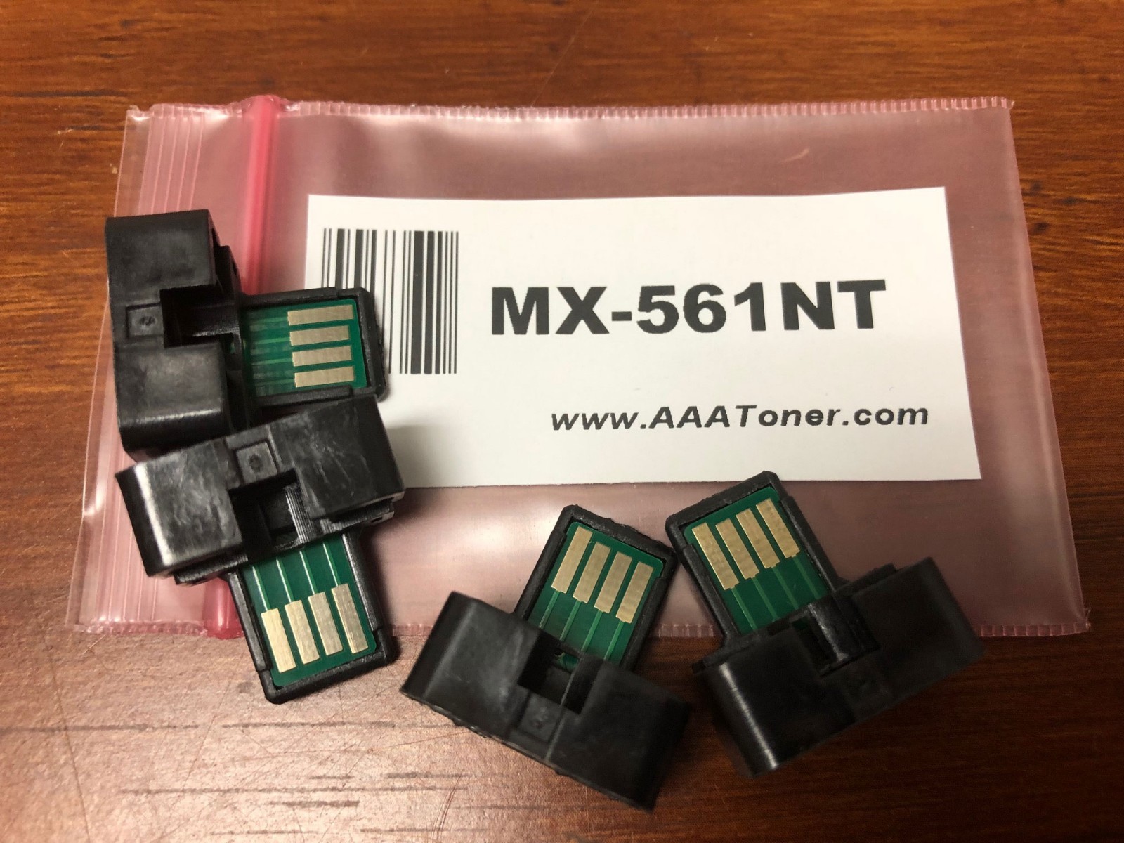 (4) MX-561NT Toner Chip for Sharp MX-M3050 3550 4050 4070 5050 6050 M6070 Refill