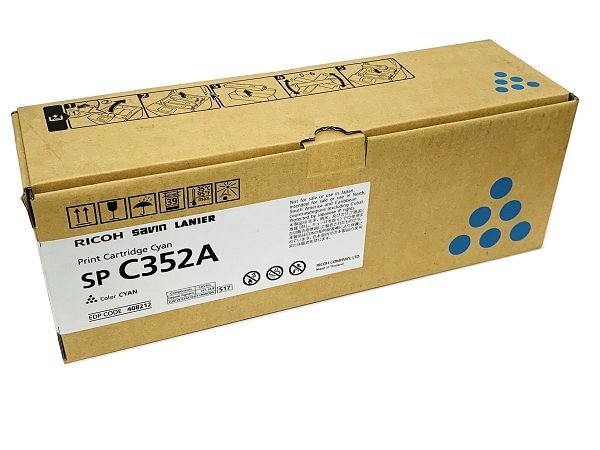 Genuine Ricoh 408212 Brand New Sealed Box Cyan Toner. We Ship Fast